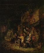 adriaen van ostade, Peasant family at home
